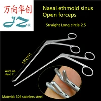 jz ent surgical instrument medical nasopharynx polyp forcep cavidade nasal soft tissue surgery open nose ethmoid sinus extirpate