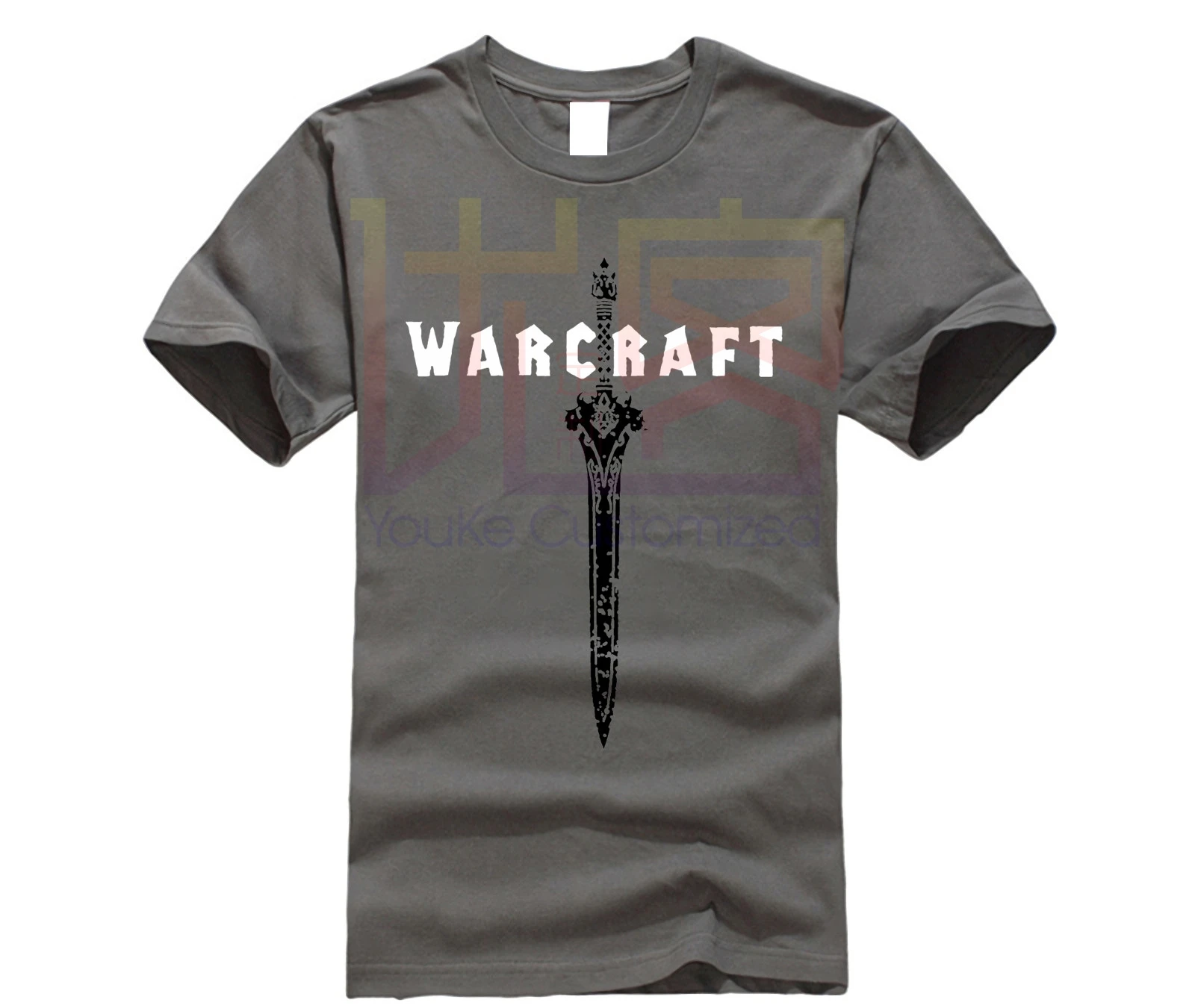 World Of Warcraft Sword футболка новая Лицензированная Merch онлайн игра | Мужская одежда