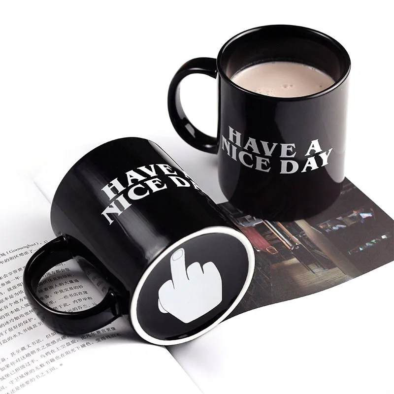 

Middle finger cup creative personality cup coffee cup office cup ceramic cup mark cup coffee mug mug cups