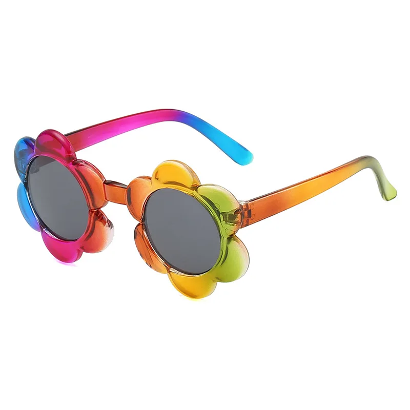 

Cute Colorful Sunglasses Girls Flower Boys Baby Orange Pink Kids Sun Glasses Children Trends 2021 Party Gifts New Outdoor Vogue