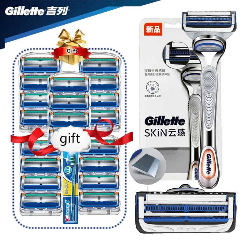 

Acne Skin Razors Gillette SkinGuard Razor Blade Shaver for Men Cassettes for Shaving Replacebale Blade Machine for Shaving Blade
