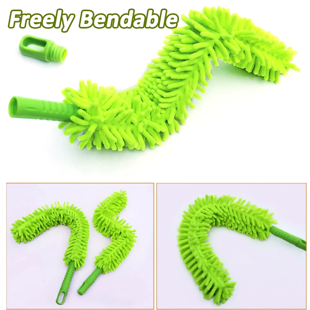 

1pcs Bendable Duster Flexible Extra Long Soft Microfiber Chenille Car Wheel Wash Brush Microfiber Wheel Cleaner Car Wash Access