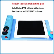 LCD Screen Heating Silicone Pad Preheating Table Repair Of Mobile Phone IPAD Screen Splitter Open Refurbish Tools Heat Plate