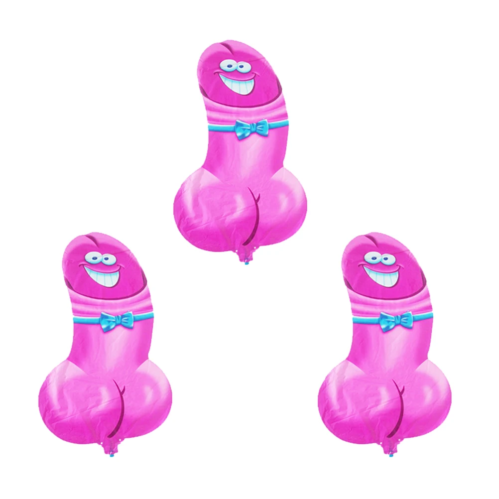 3 шт. воздушные шары из алюминиевой фольги в форме пениса|Украшения своими руками