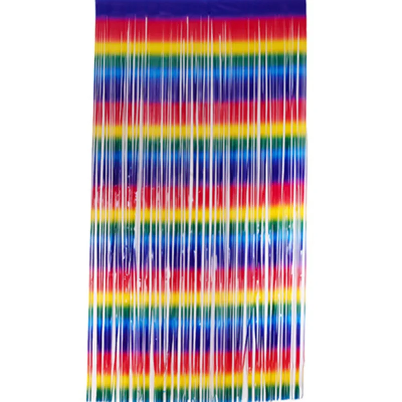 2Pcs Party Backdrops Rainbow Glitter Curtain Sequin Wall 2m Length Shimmer Backdrop Wedding Birthday Decoration | Дом и сад