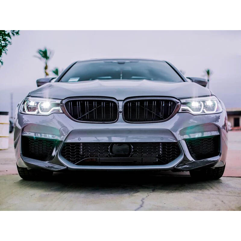 Передние щитки для губ из углеродного волокна серии 5 угловой бампер протектор