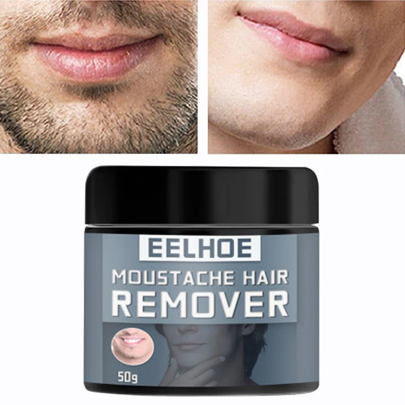 

Men's Beard Hair Removal Cream Nourishing Moisturizing Gentle Non-Irritating Deep Cleaning Tightening Pores Facial Skin Care 50g