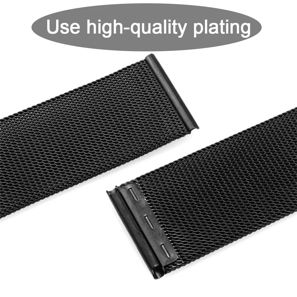 Ремешок из нержавеющей стали 20 мм для Garmin Vivoactive3/vivosmart HR/Vivoactive 3 Music /Forerunner645/Forerunner245