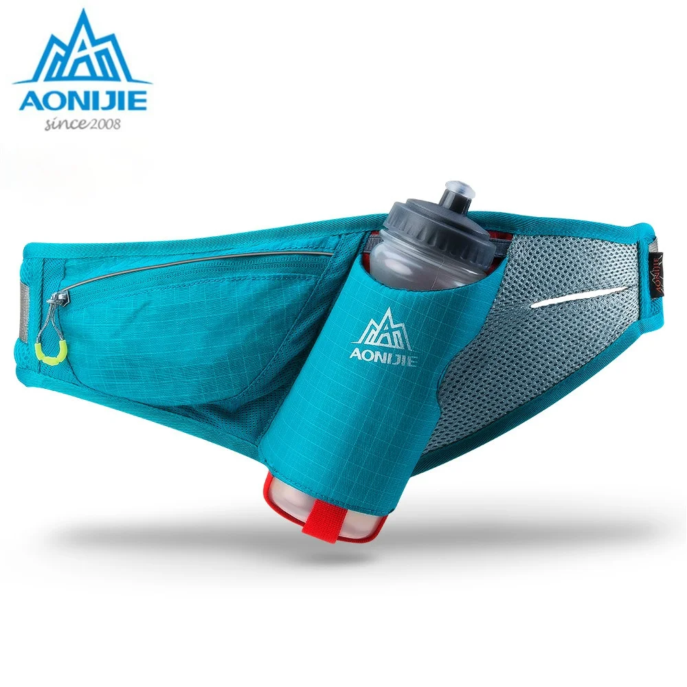 

AONIJIE E849 Marathon Jogging Cycling Running Hydration Belt Waist Bag Pouch Fanny Pack Phone Holder for 750ml Water Bottle