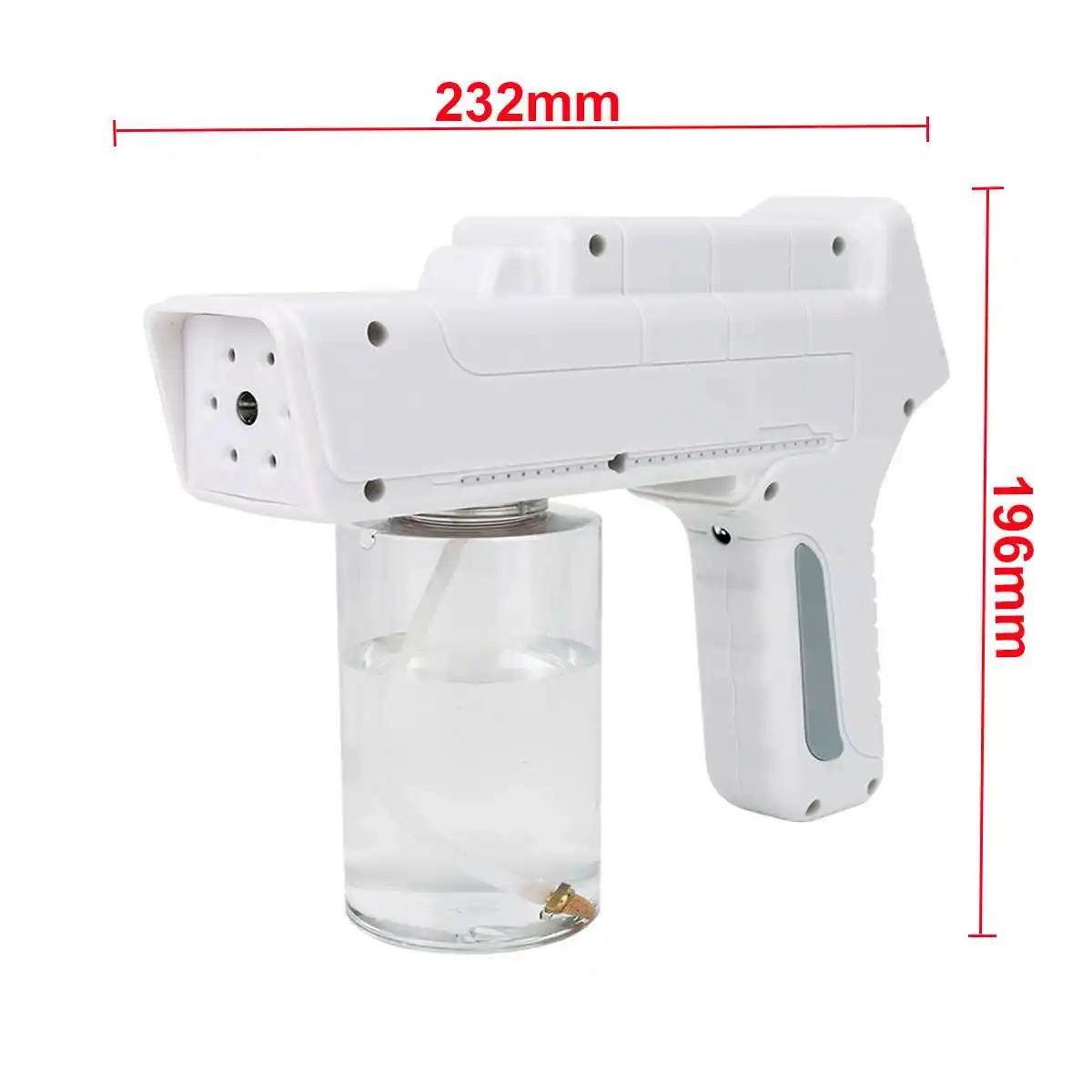 

1300W 110V/220V 350ml Wireless Electric ULV Sprayer Blue Light Fogger Mist Trigger Hair Nanos Steam Spray Guns Home Disinfection