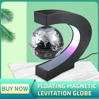 world map magnetic levitation globe light novelty ball with electronic antigravity lamp birthday gifts home decoration
