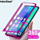 Чехол для Huawei P40, P30 Lite, P20, P10, P9 Pro, Mate 10, 20, 30 Pro, Nova6, Y6, Y7 360, Note10 P Smart Z, со стеклом, полное покрытие, 2019