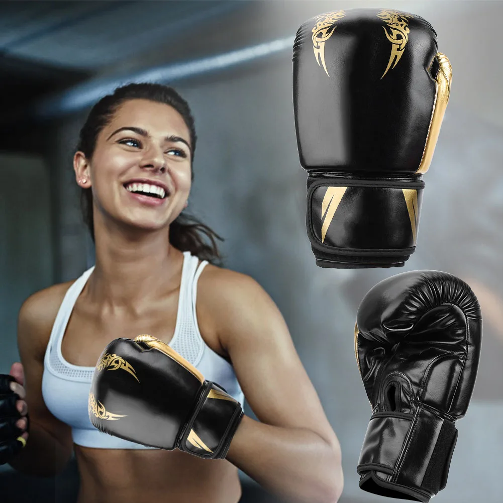 

Перчатки для кикбоксинга для мужчин, женщин и мужчин, искусственная кожа, карате, Муай Тай, гуанты де боксе, Бесплатная борьба, ММА, Санда, тре...