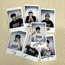 KPOP STRAY KIDS Autographed Polaroid LOMO Card Random Small Card Bonus Peripheral Small Card Postcard