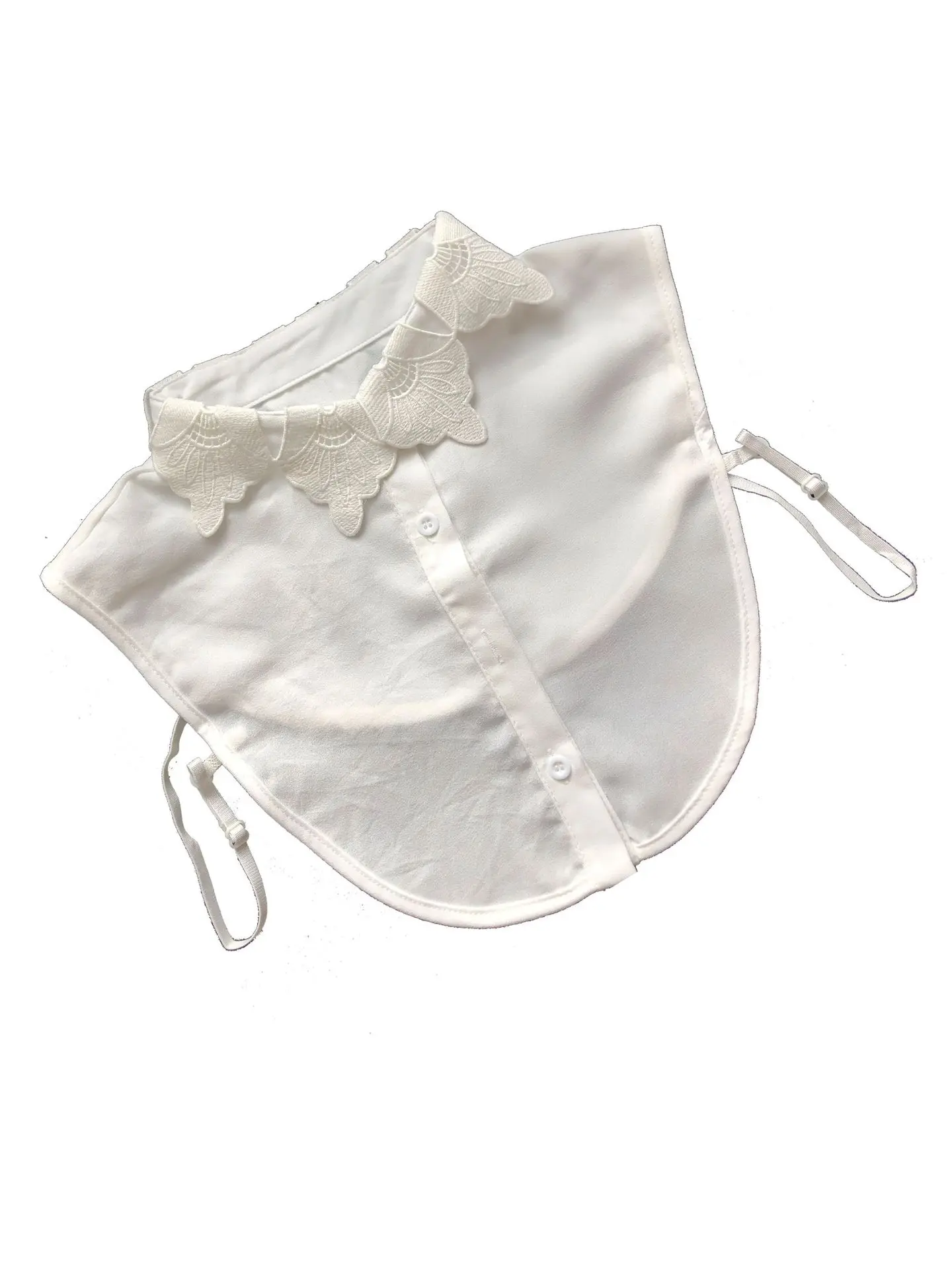 

New Women Detachable False Collar Ladies White Black Shirt Fake Collar Dress Sweater Faux Col Vintage Lapel Shirt Decoration