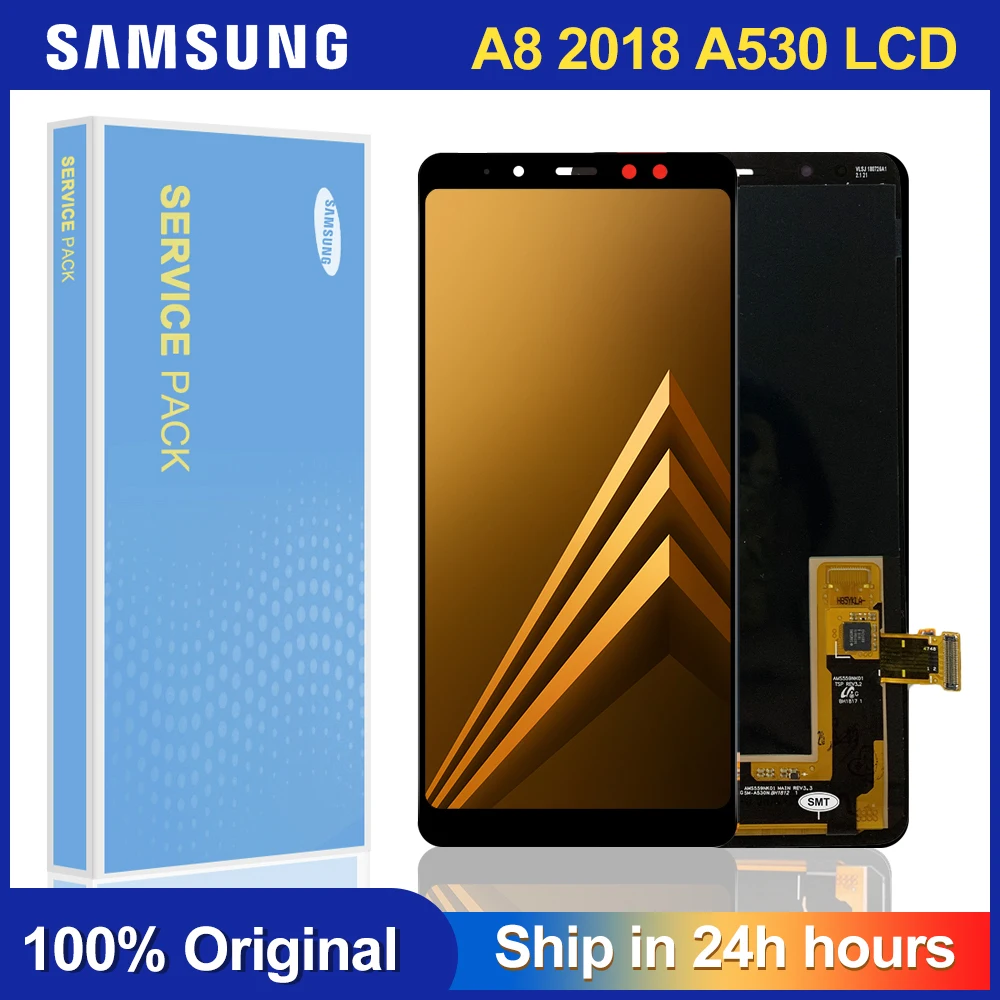 Super AMOLED 5 6 ''ЖК дисплей для SAMSUNG Galaxy A8 2018 ЖК A530 A530F A530DS с сенсорным экраном