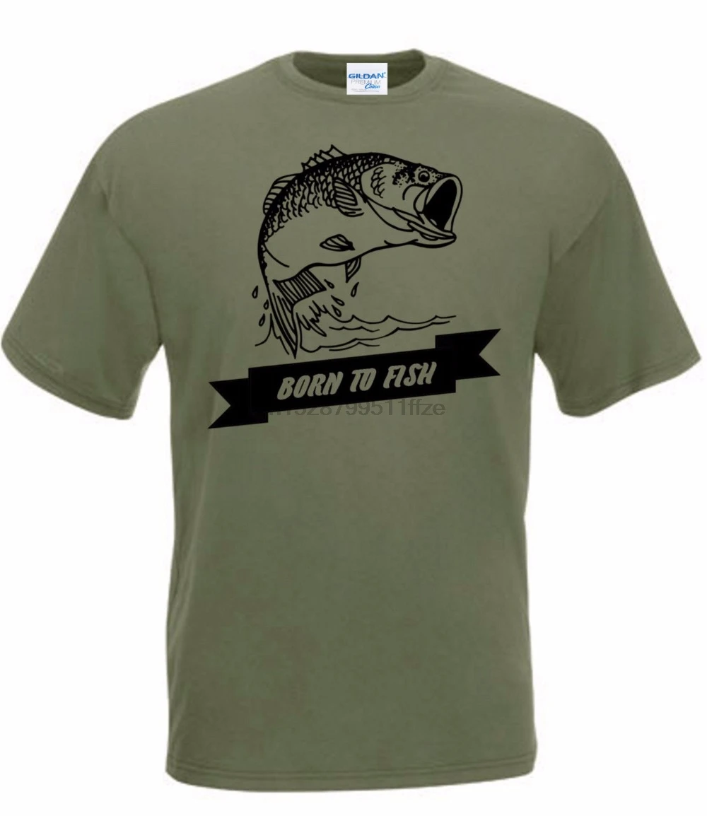 Новинка 2019 модные хлопковые футболки с буквенным принтом &quotанглер&quot &quotBorn To