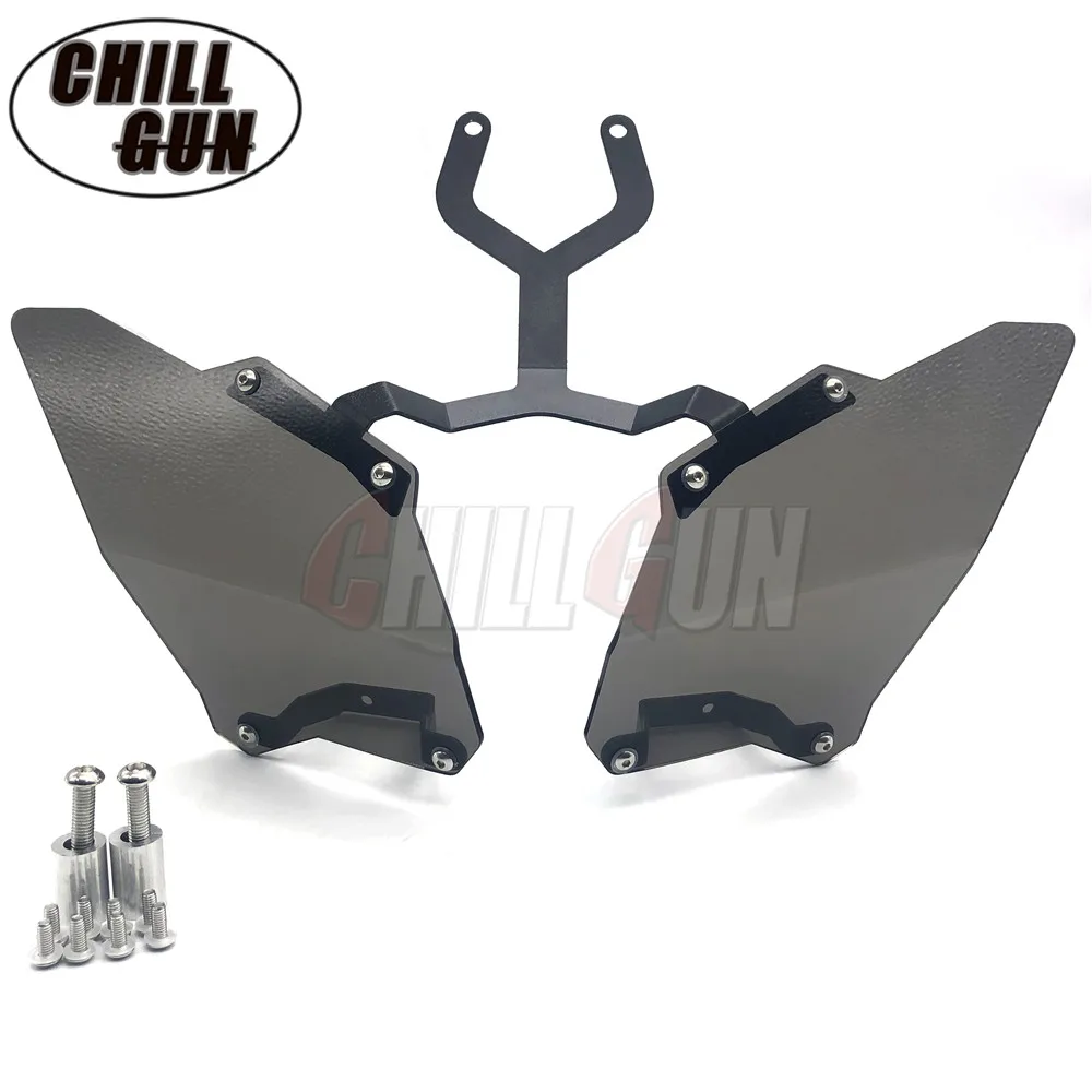 Защитная накладка на фару Headlight Protector Screen Protective Cover Headlamp Shield For YAMAHA MT-09 TRACER MT09 GT 2018 2019 2020 Tracer900.