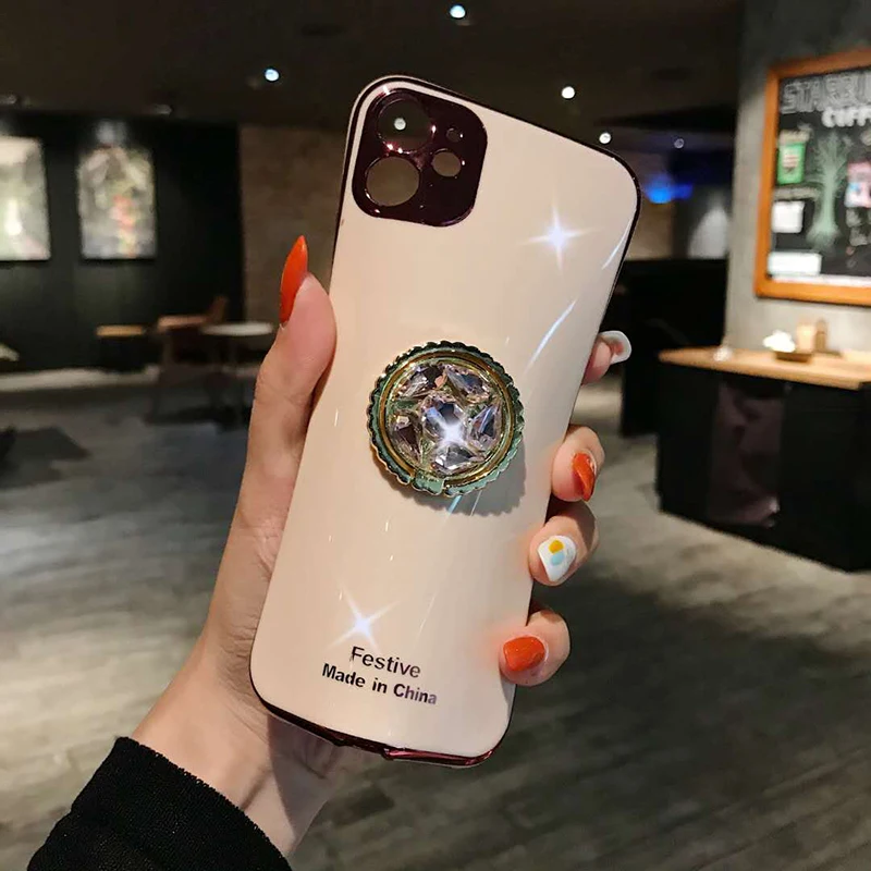 Великолепный чехол для телефона iphone 11 pro max X Xs XR с кронштейном 7 8 6 6s plus чехлы |