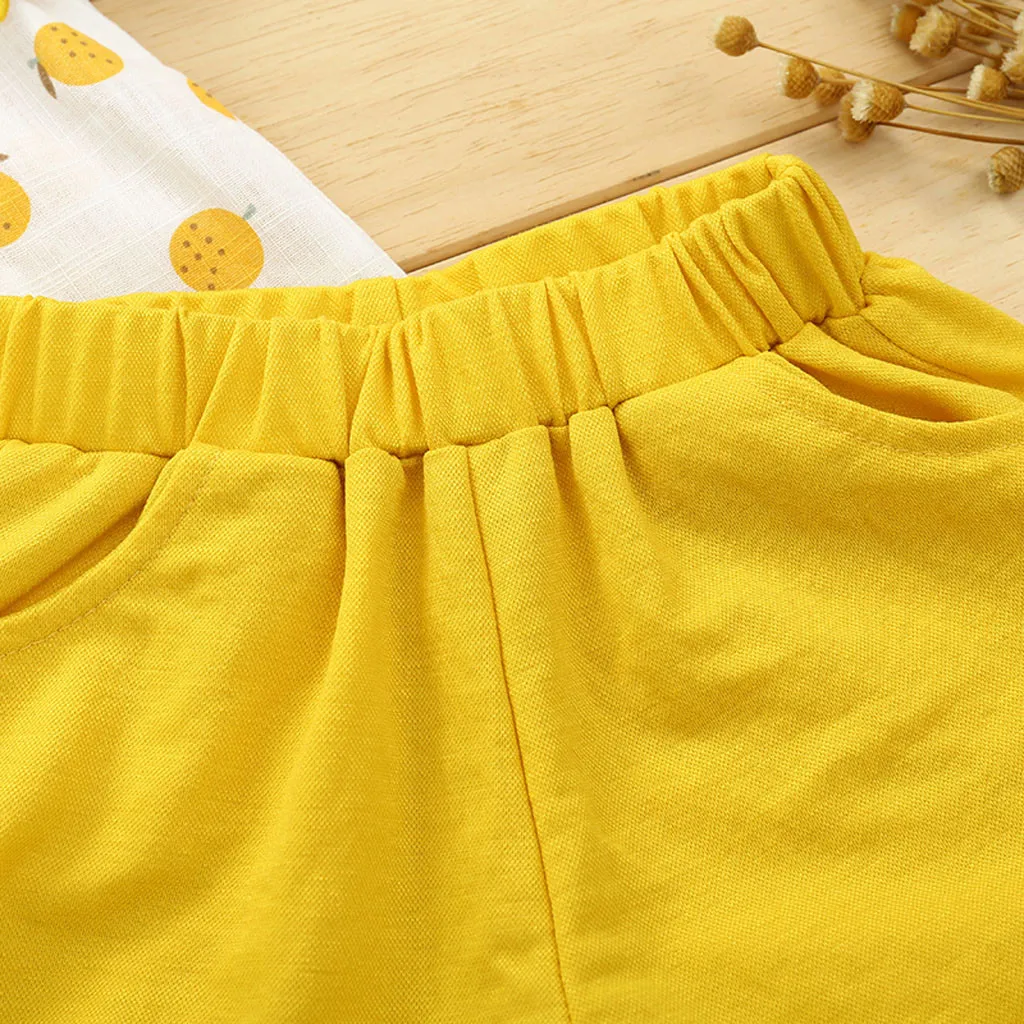 Одежда для новорожденных топы с короткими рукавами и круглым вырезом младенцев