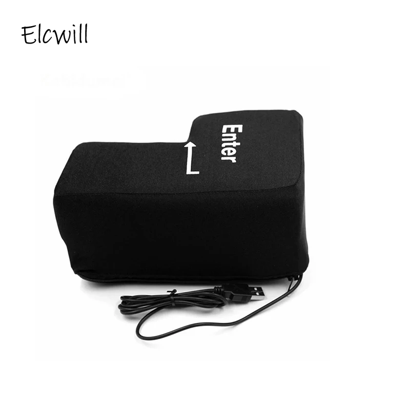 Большая USB Кнопка ввода антистресс Подушка суперРазмер Небьющийся офисный