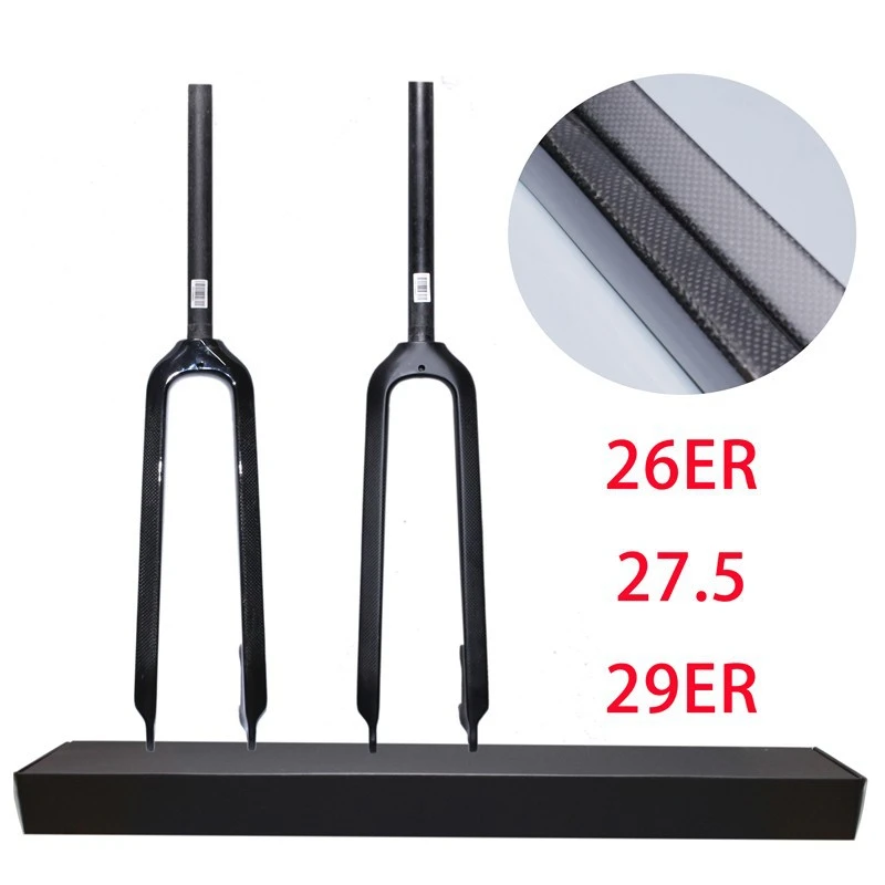 

ELYON Carbon Fork 29er MTB Bike Fork 26 /27.5/29er Hard Mountain Bicycle Fork Carbon Straight Tube bicicletas mountain bike 29