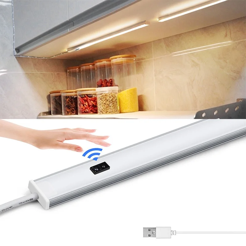 Светодиодный светильник для кухонного шкафа 5 в постоянного тока светодиодный с