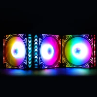 pc fan 12cm rgb cooling fan rgb adjust led fan speed amazing quiet colorful led computer case for water chestnut chassis fan