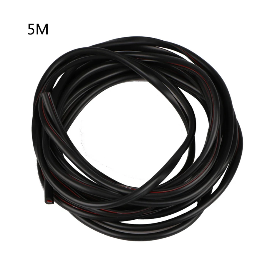 

5m 6ft U Shape Rubber Seal Car Door Edge Guard Molding Trim Protectors Strip Black