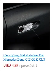 Angelguoguo для Mercedes Benz A/B/GLA/CLA класс алюминиевый сплав воздушная наклейка на розетку/приборную панель воздушный выход украшение кольцо