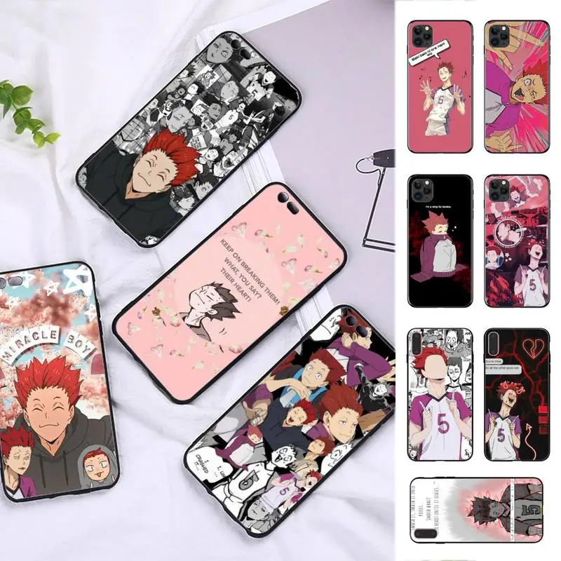 

Haikyuu Anime Tendo Satori Phone Case for iphone 13 11 12 pro XS MAX 8 7 6 6S Plus X 5S SE 2020 XR case