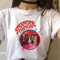 stranger things t shirt women casual harajuku funny movie trend style o neck top diy print t shirt