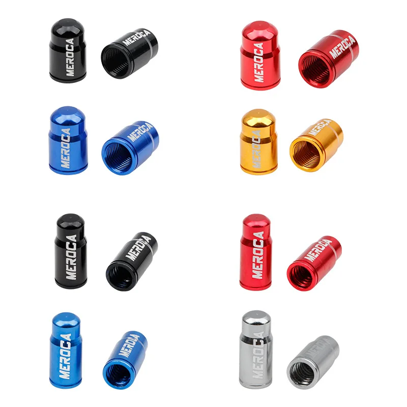2pc Aluminum Bicycle Tire Valve Cap Ultralight Mountain Road Bike Schrader/Presta Protector MTB Accessories | Спорт и развлечения