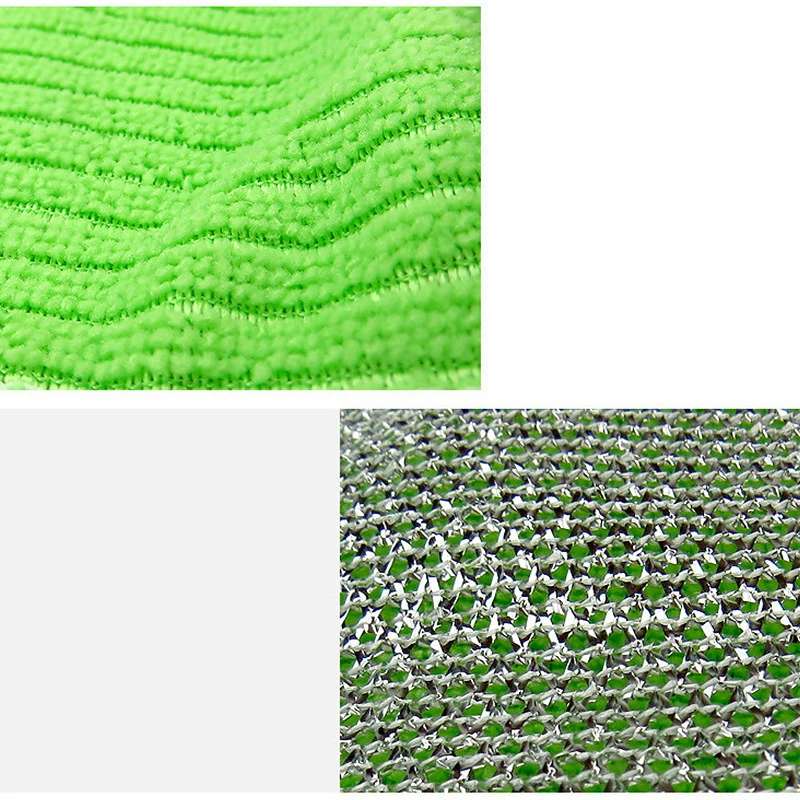 

3pcs Kitchen Bamboo Fiber Dish Cloth Super Absorbent Cleaning Dish Towel Anti-grease Kitchen Dishcloth Household Cleaning Cloth