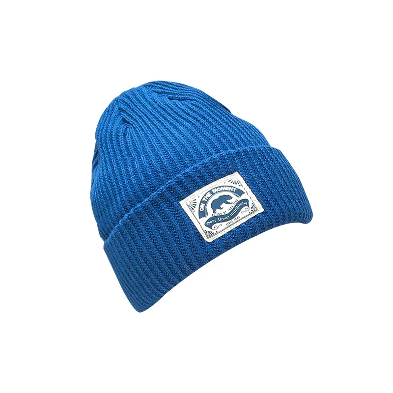 Ins Style Autumn Winter Wool JapaneseKorean Simple Fashion Men And Women Knitted Running Caps to Keep Warm