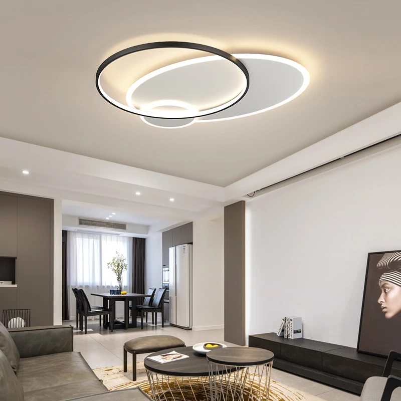 

Living Room Modern Ceiling Light Fixtures for Bedroom Dining Room 110V 220V Chandelier Ceiling Lamp Home Flush Mounted