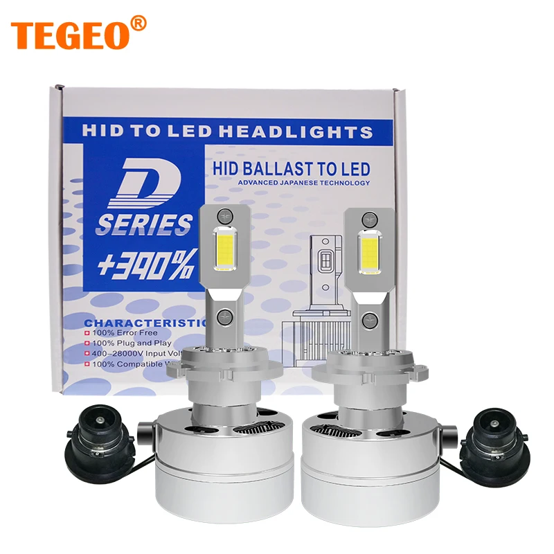 

Светодиодные фары TEGEO D2S, 90 Вт, 6000 лм, супер яркие D1S, D3S, D4S, D5S, D8S, CAN-шина без ошибок, светодиодные двухсторонние фары CSP, K, противотуманные фары