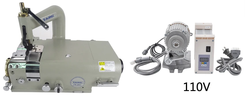 add motor 110v 800w TK-801 для шерфования кожи швейная машина для кромки соскабливания Синтетическая кожаная обувь пластиковые изделия толстая кожа пилинг машина - Цвет: add motor 110v 800w