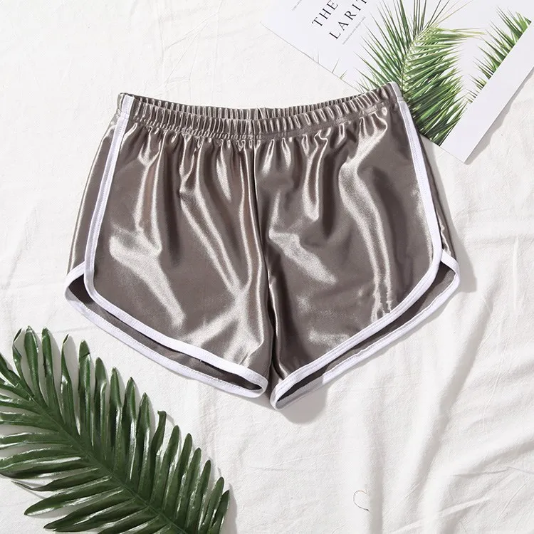 

Summer Sports Shorts 2021 New Loose Tight Waist Fashion High Waist Home Pajamas Beach Yoga Leisure Running Korean Hot Pants