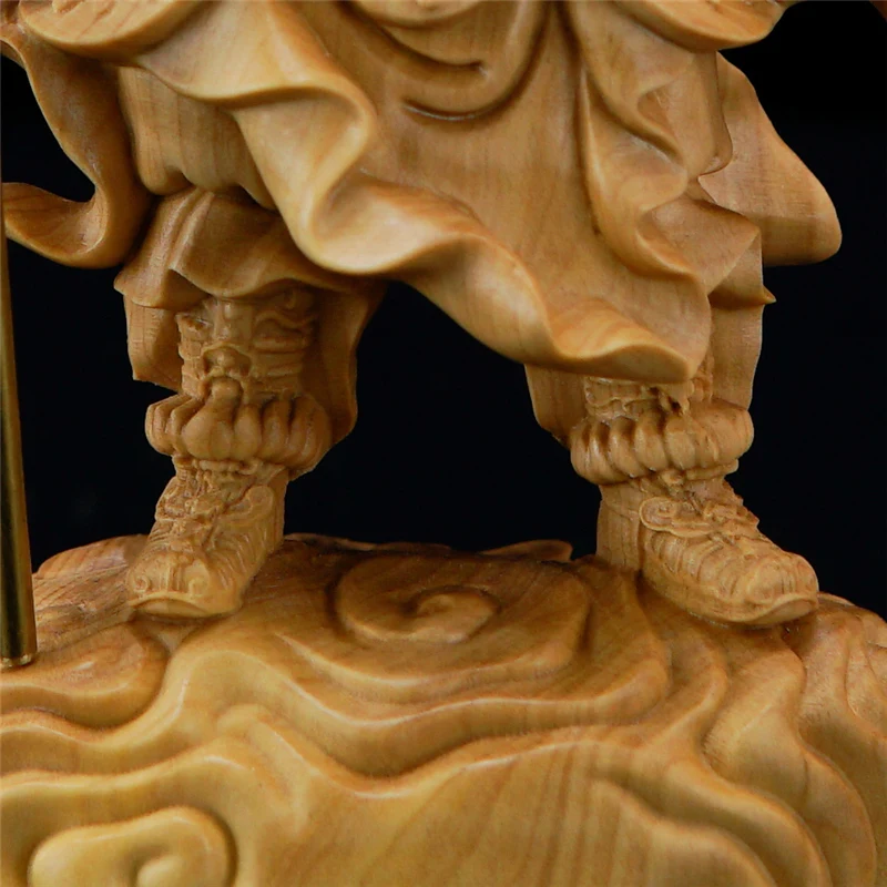 CCZHIDAO Sun Wukong Обезьяна Король 18 см деревянная статуя китайский подарок из бокса