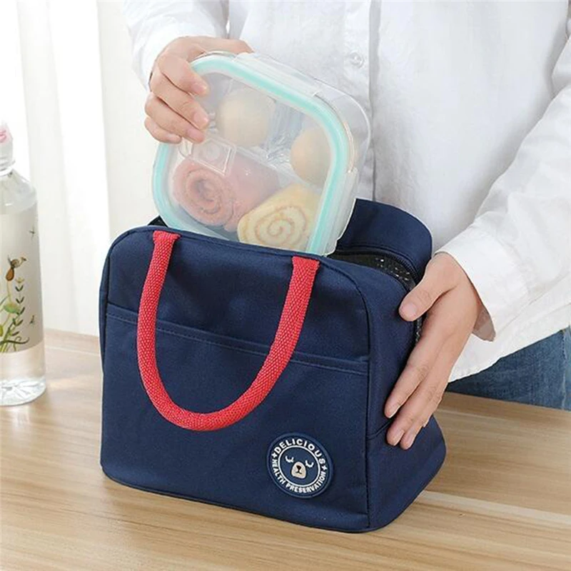 

Lunch Bag Original Cute Pet Series Solid Color Simplicity Waterproof Portable Termica Insulation Picnic Food Insulated Lunch Bag