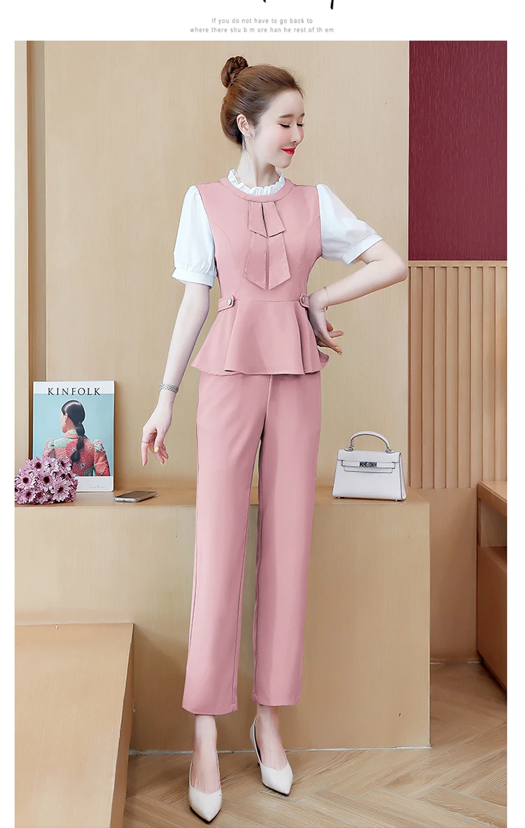 Летняя мода 2020 OL комплект из двух предметов для женщин размера плюс 2xl туника с