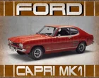 Винтажный стиль Ford Капри Mk1 классический автомобиль Ford рекламная табличка металлический жестяной знак плакат