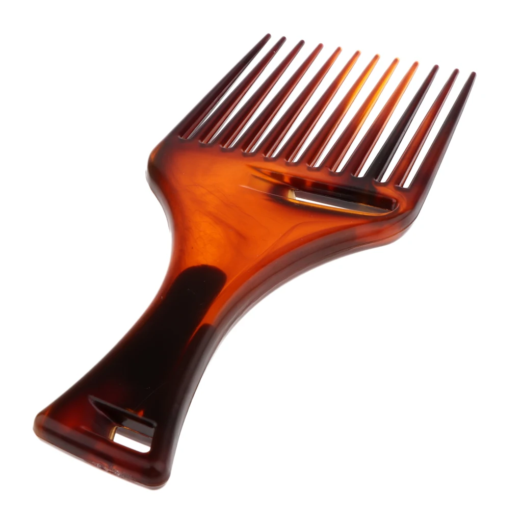 

Salons Afro Hair Pick Lift Comb Hairdresser Styling Detangler Wide Tooth Comb