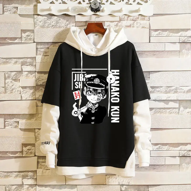 

Anime Toilet-Bound Hanako-kun Hanako Kun Hoodies Pullover Cosplay Costume Hooded Sweatshirt Unisex Outerwear Oversized Clothes