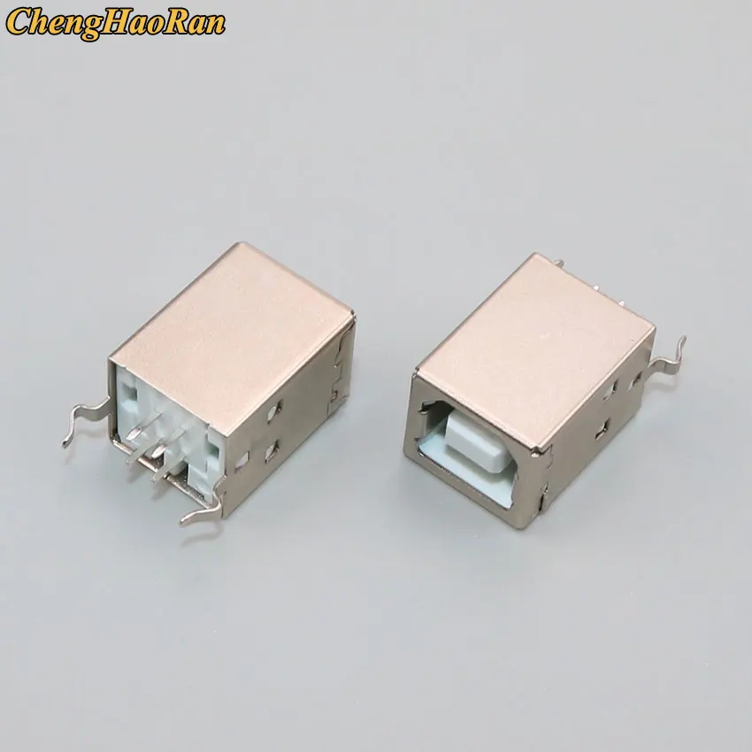1 шт. разъем USB 2 0 гнездовой типа B 90/180 градусов для пайки печатной платы D интерфейс