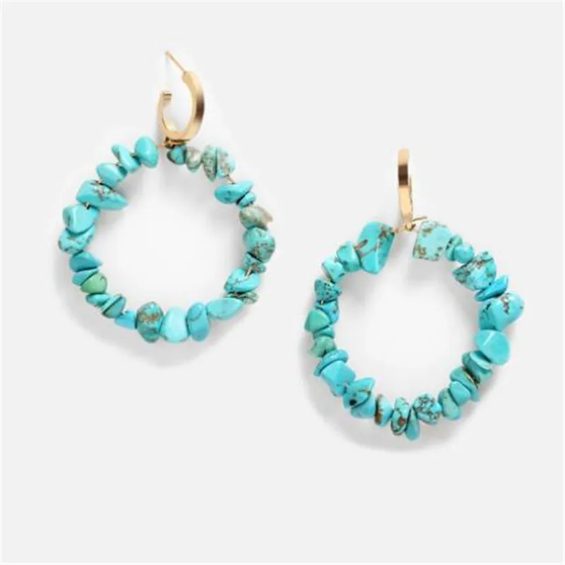 Женские Винтажные висячие серьги WKOUD ручной работы модные ювелирные изделия