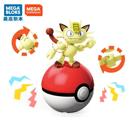 MEGA BLOKS покмон звезда Фея шар серия мелкие частицы строительные блоки игрушки