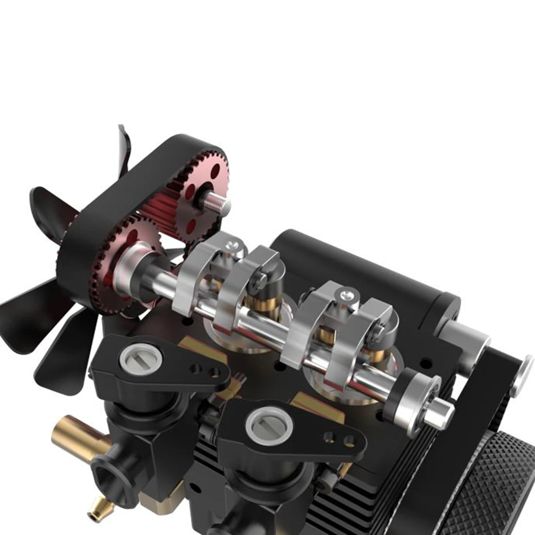 

TOYAN FS-L200 Two-cylinder Four-stroke Nitro Engine Model for 1/10 1/12 1/14 RC Car Ship Model