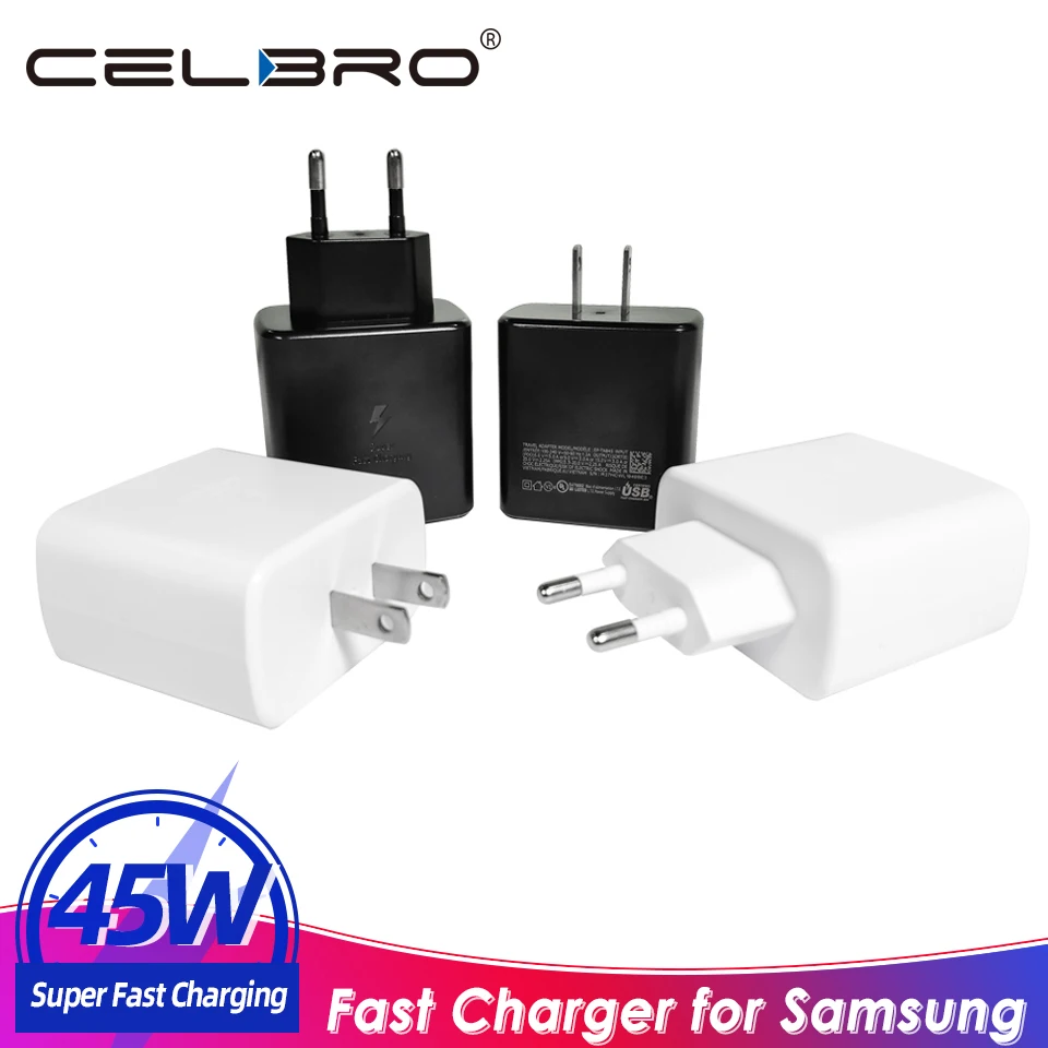 Original for SAMSUNG S21 Ultra Charger 45W Type C Super Fast PD Quick Charging Galaxy S20 Plus Tab S7 S7+ Tablet | Мобильные